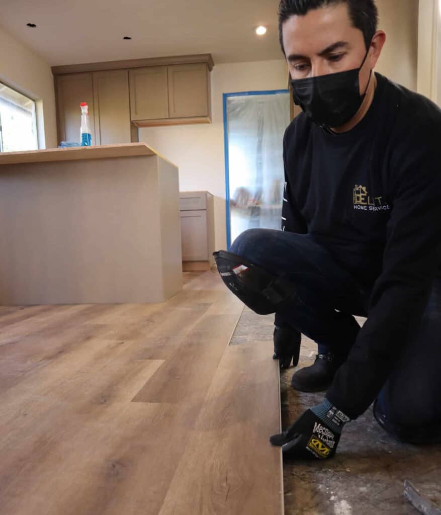 Handyman shows Floor Repair and Installation