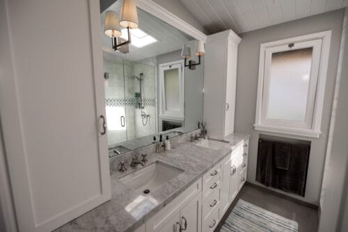 Santa Barbara Bathroom Remodeling Marble White Vanity