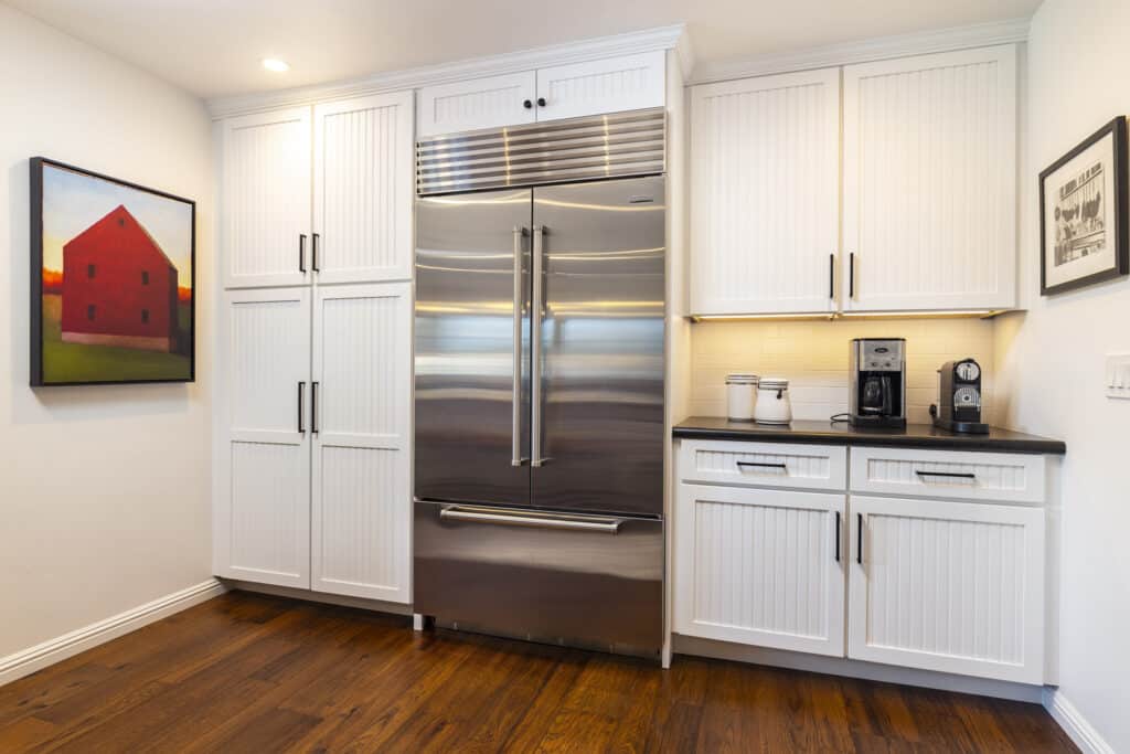 Kitchen Remodel in Santa Ynez with Stainless Steel Refrigerator